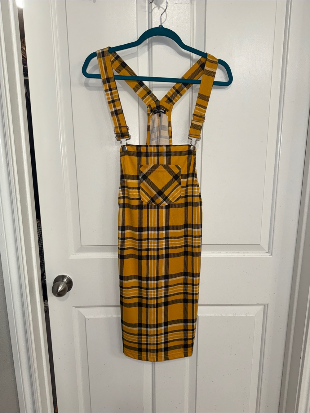 Yellow and Black overalls